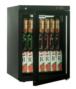 Шкаф холодильный  Polair DM 102 Bravo черный с замком