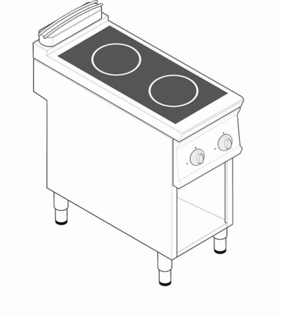 Плита индукционная Tecnoinox 740 серии PIN4FE7N 716168