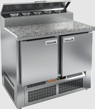 Стол холодильный HiCold PZE2-11/GN камень